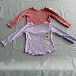 Garanimals Long Sleeve Tees - Pink and Lavender